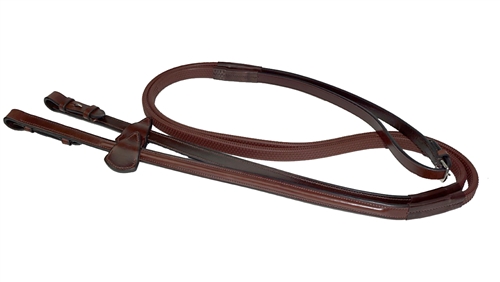 Nunn Finer English Equestrian Reins - Bridle Leather, made in the