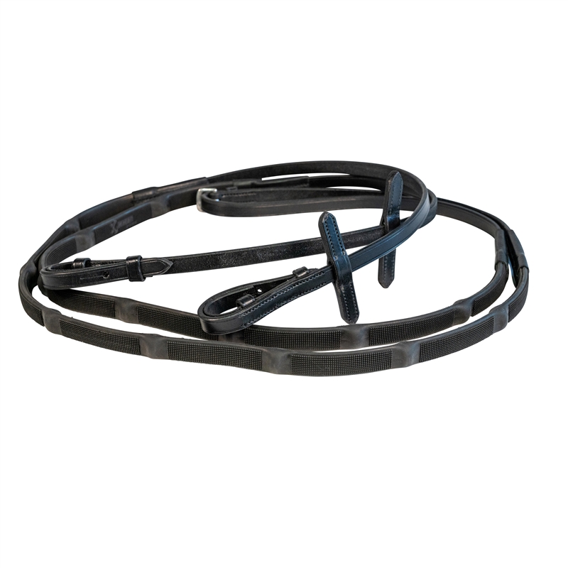 Nunn Finer Raven Rubber Reins