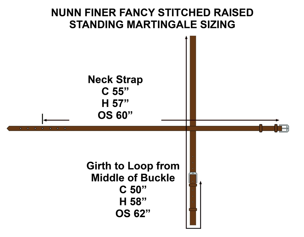 Round Raised Standing Martingale